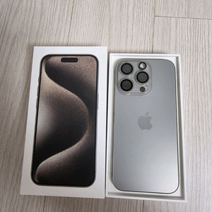 아이폰15pro 256 네츄럴 티타늄