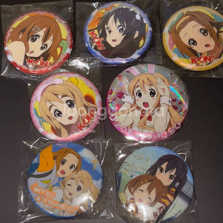 케이온 뱃지 리츠 미오 츠무기 유이 아즈사 메이드 바니--0