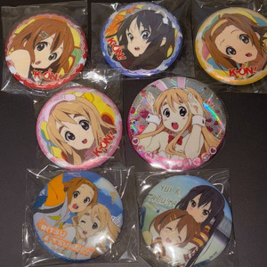 케이온 뱃지 리츠 미오 츠무기 유이 아즈사 메이드 바니