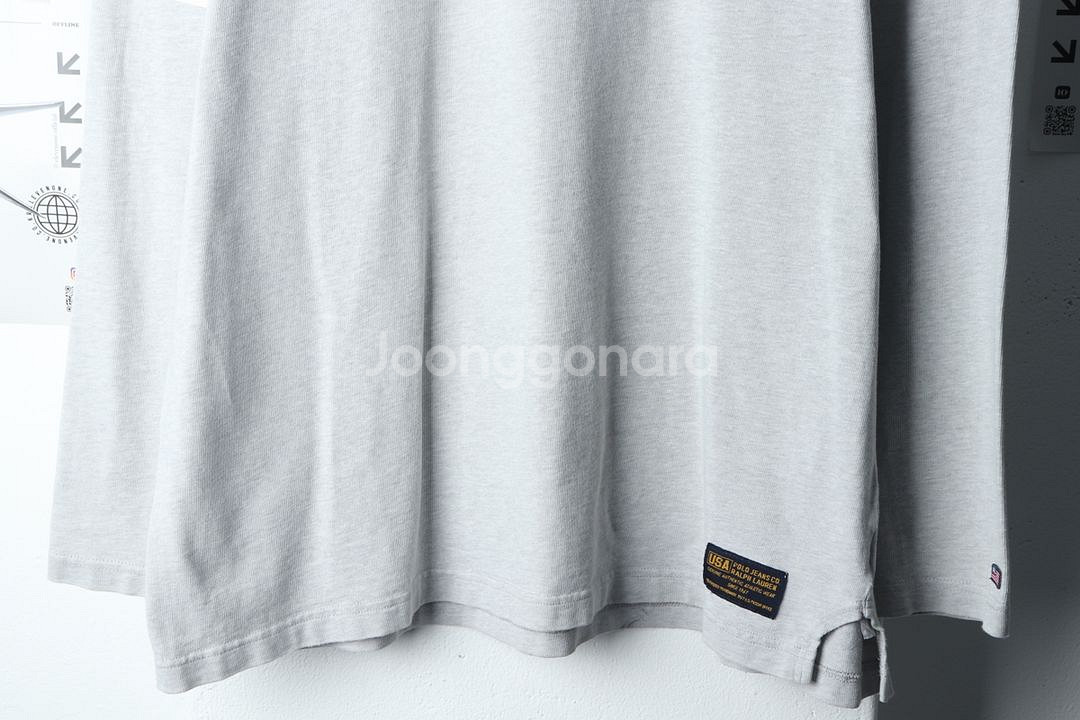 (L-XL) 폴로 랄프로렌 맨투맨 티셔츠 그레이--3