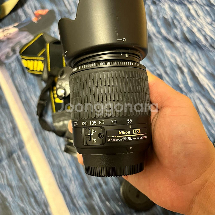 니콘 D40 + 55-200mm 렌즈 팝니다.--2