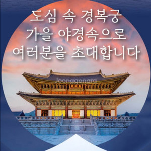 경복궁 야간개장 야간관람권4장 9/20 토요일(2장가능