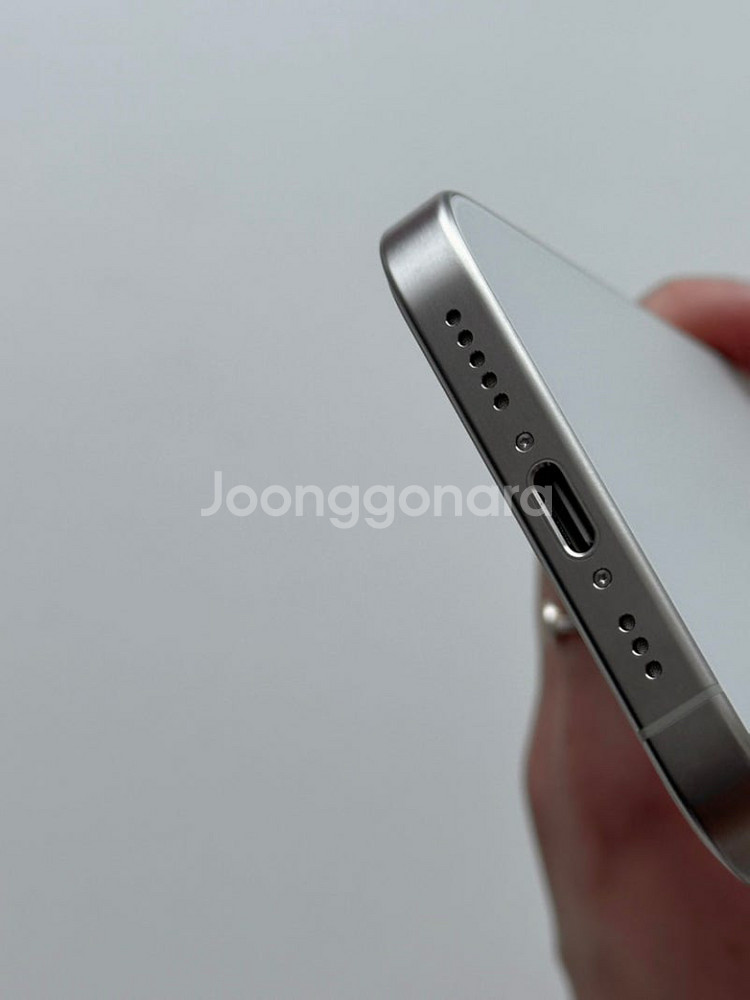 아이폰15프로 화이트 512GB 풀박스 애케플--4