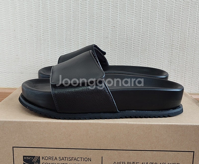 식스핏 남자슬리퍼260 학생 회사 찍찍이 슬리퍼--0