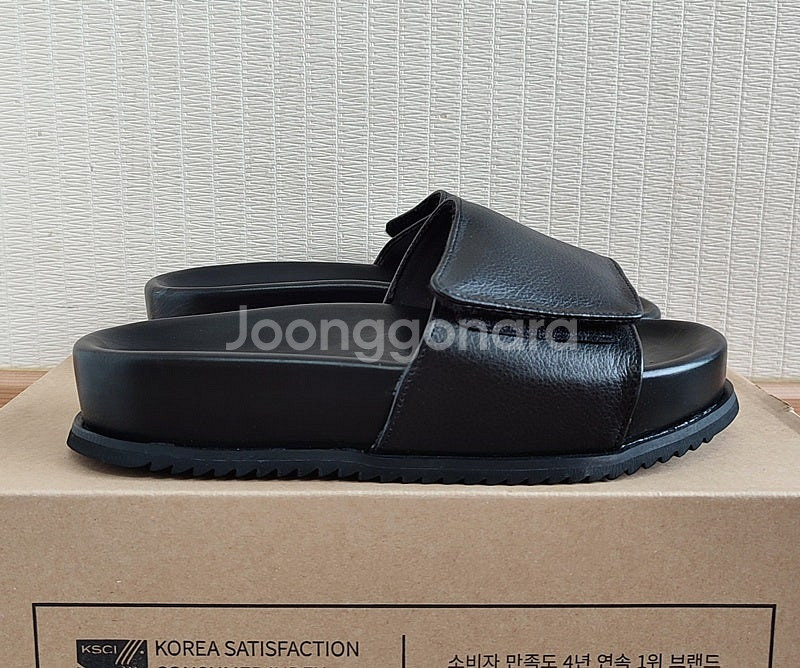 식스핏 남자슬리퍼260 학생 회사 찍찍이 슬리퍼--1