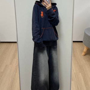 폴로 랄프로렌 빅포니 스티치 후드집업