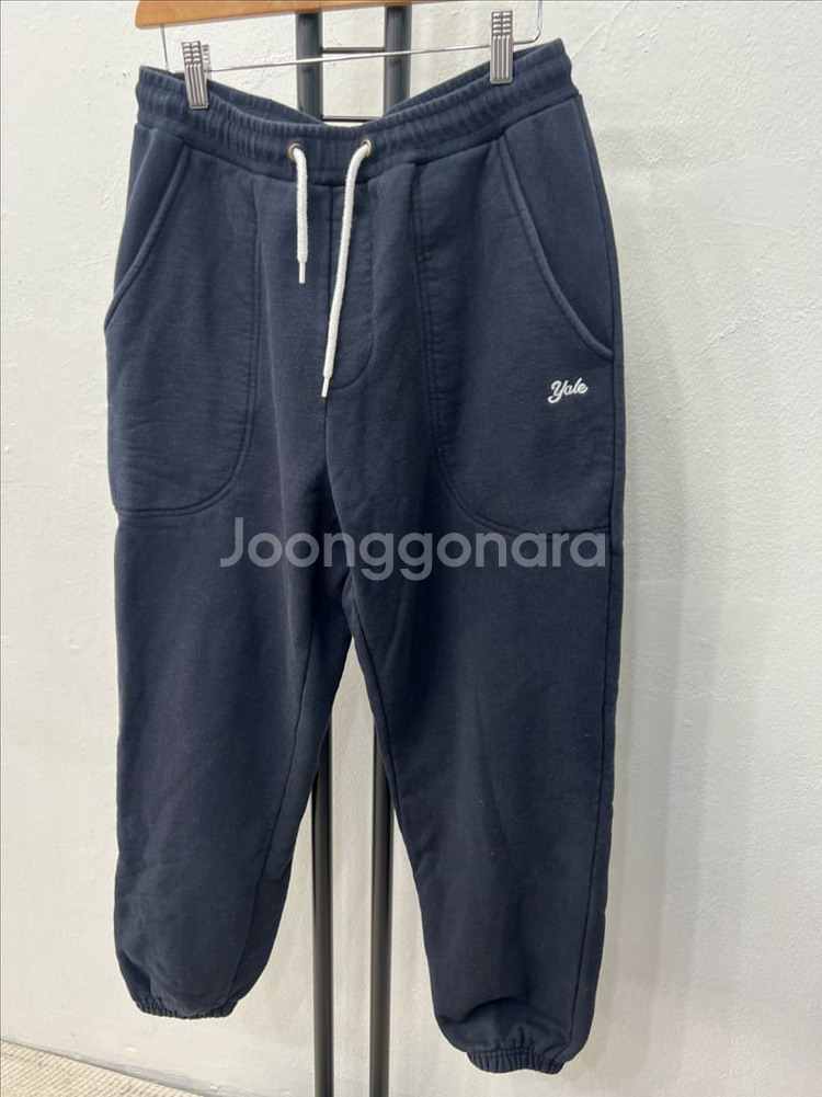 정품) 예일 YALE 네이비 스웻팬츠 L--2