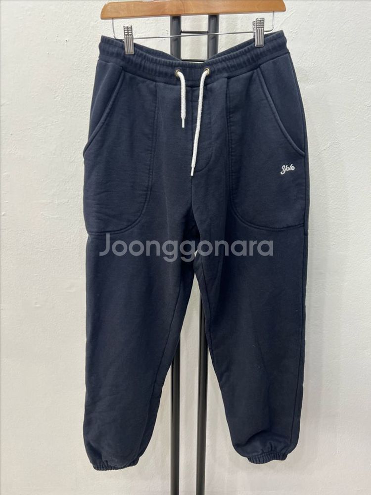 정품) 예일 YALE 네이비 스웻팬츠 L--0