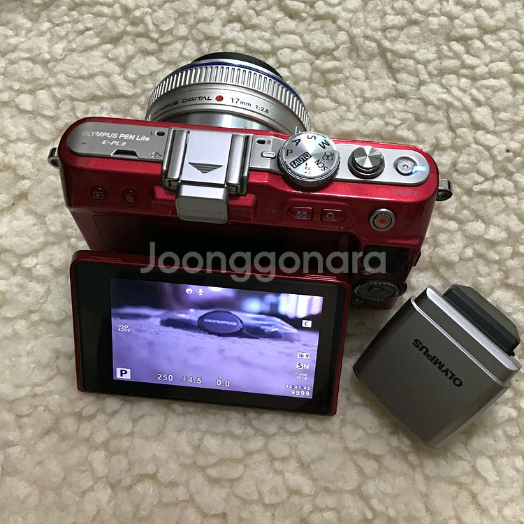 올림푸스E-PL3셀프카메라미러리스 17mm2.8랜즈--3