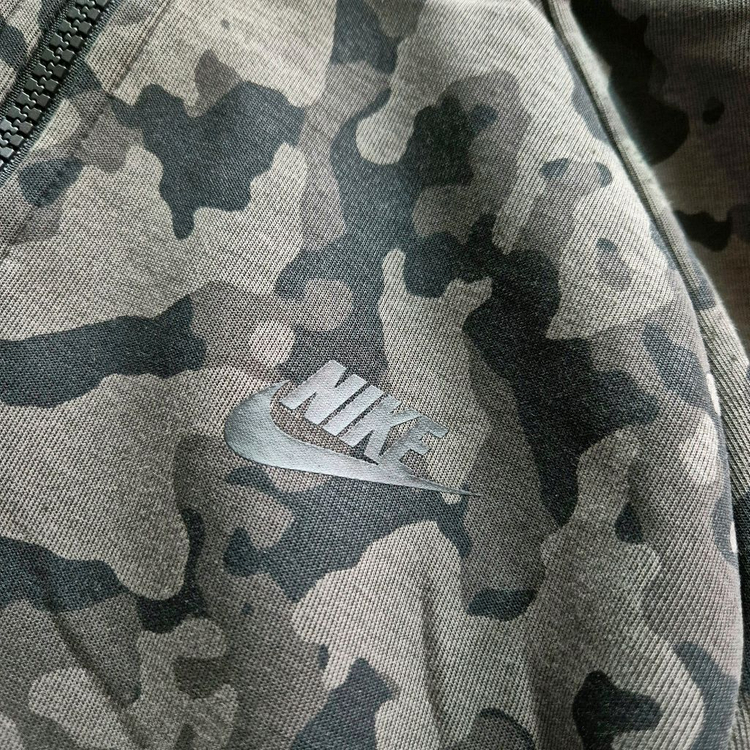 나이키 밀리터리 카모 집업자켓 후드집업 L--1