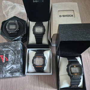 지샥 스퀘어 주우재 dw-5000R, gw-5000