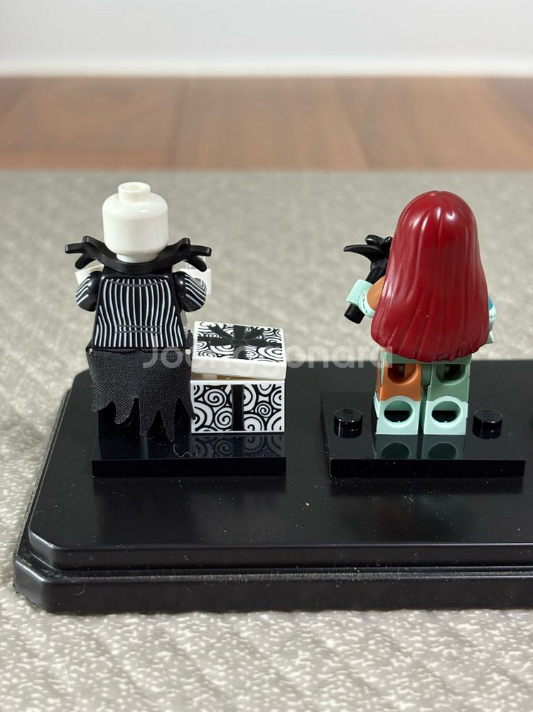 레고 크리스마스의 악몽 잭&샐리 피규어--1