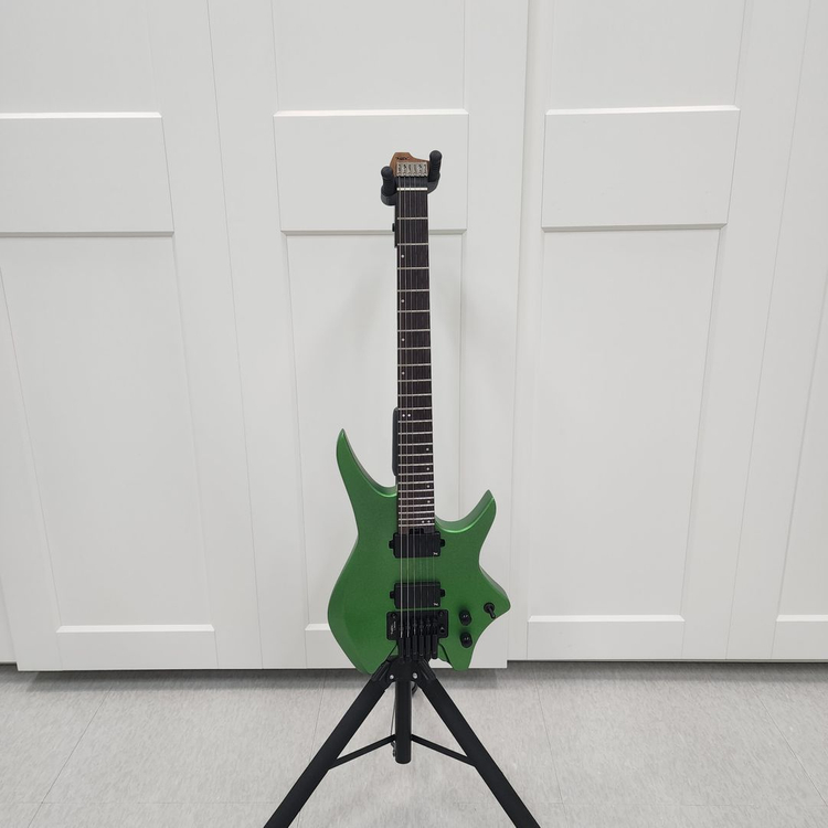 헥스 헤드리드 일렉기타 N500 메탈그린--1