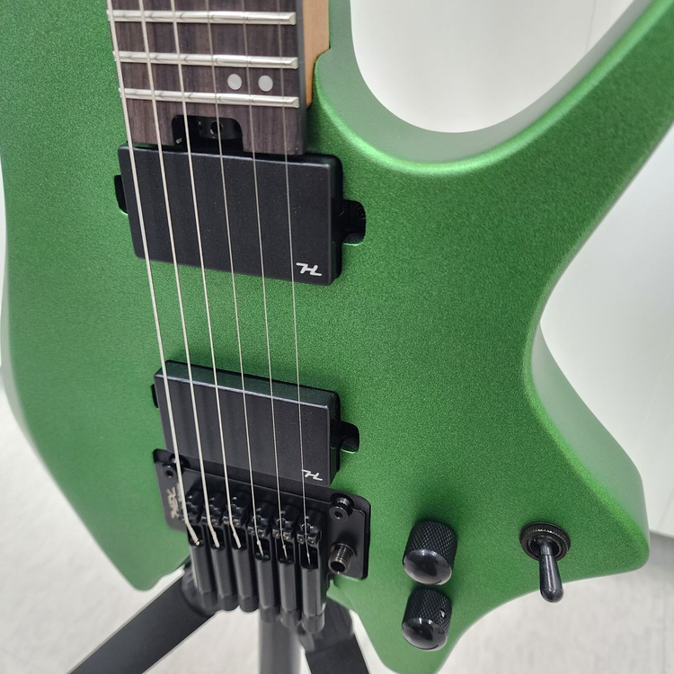 헥스 헤드리드 일렉기타 N500 메탈그린--4