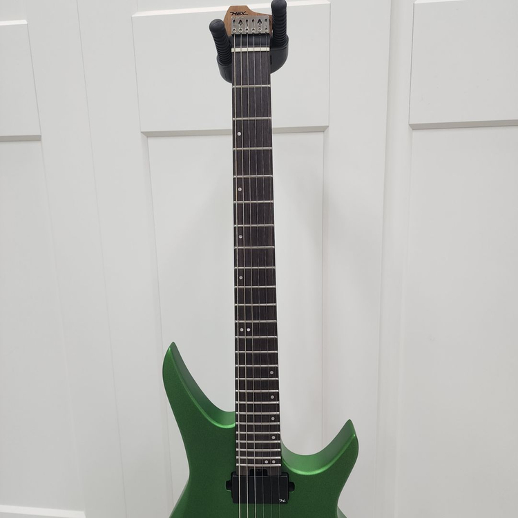 헥스 헤드리드 일렉기타 N500 메탈그린--6