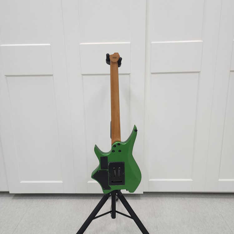 헥스 헤드리드 일렉기타 N500 메탈그린--8