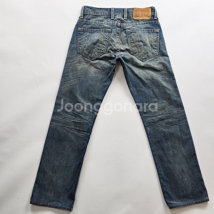 트루릴리전 청바지 일자 버튼 사이즈32 R2015--0