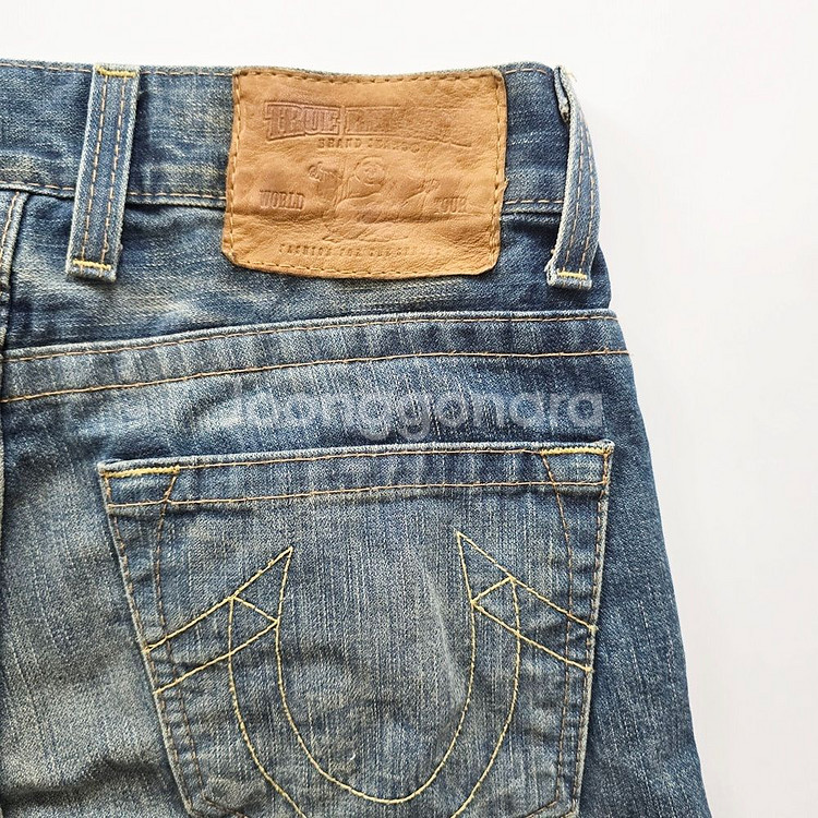 트루릴리전 청바지 일자 버튼 사이즈32 R2015--6