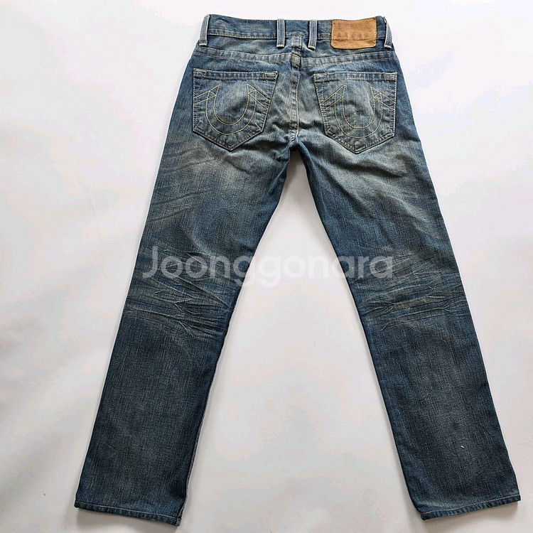 트루릴리전 청바지 일자 버튼 사이즈32 R2015--0