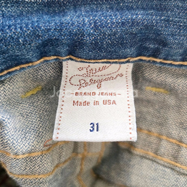 트루릴리전 청바지 일자 버튼 사이즈32 R2015--5