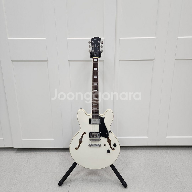 헥스 세미할로우 일렉기타 Q300 아이보리--1