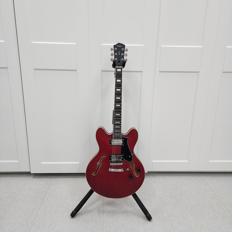 헥스 세미할로우 일렉기타 Q300 레드--1