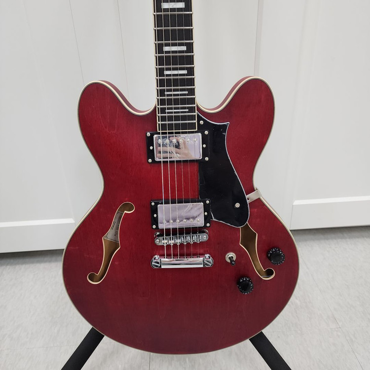 헥스 세미할로우 일렉기타 Q300 레드--2