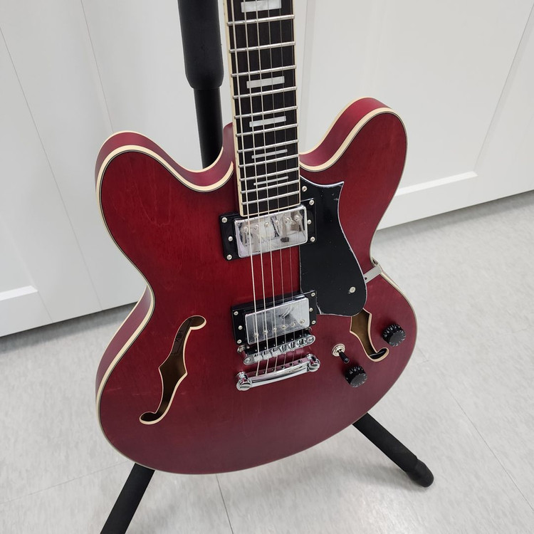 헥스 세미할로우 일렉기타 Q300 레드--5