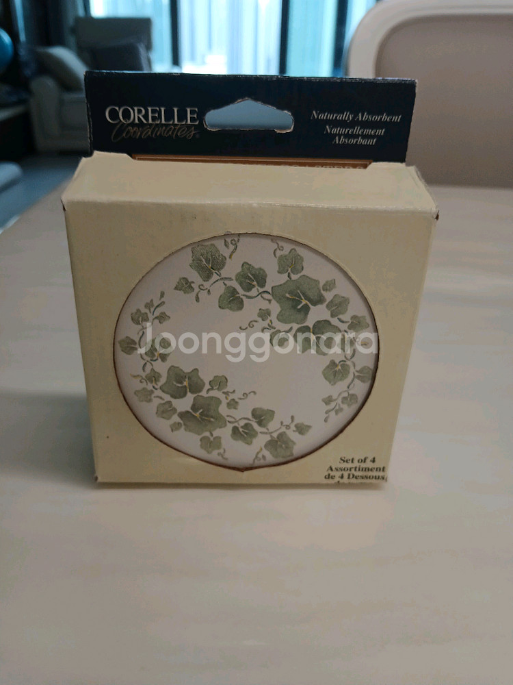 코렐 캘러웨이 아이비 티 코스터(4)(미사용)--0