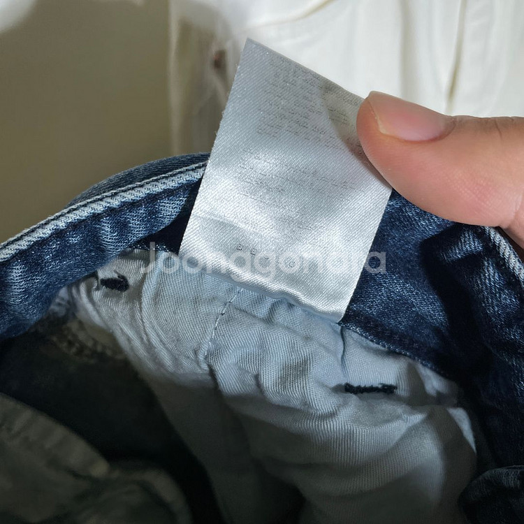 30인치)비슬로우 슬로우보이 중청 와이드핏 데님 청바지--8