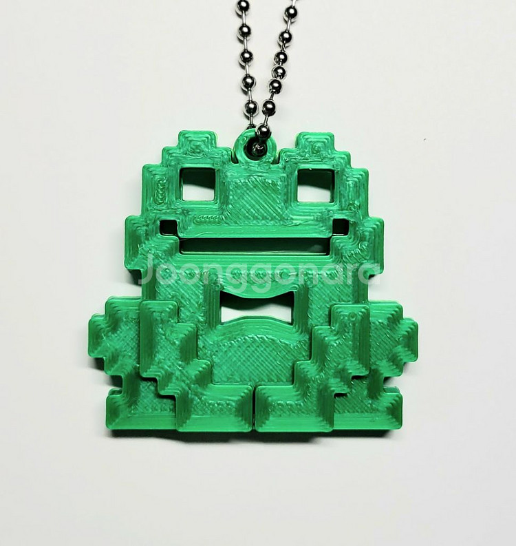 개구리 8비트 키링 키체인--0