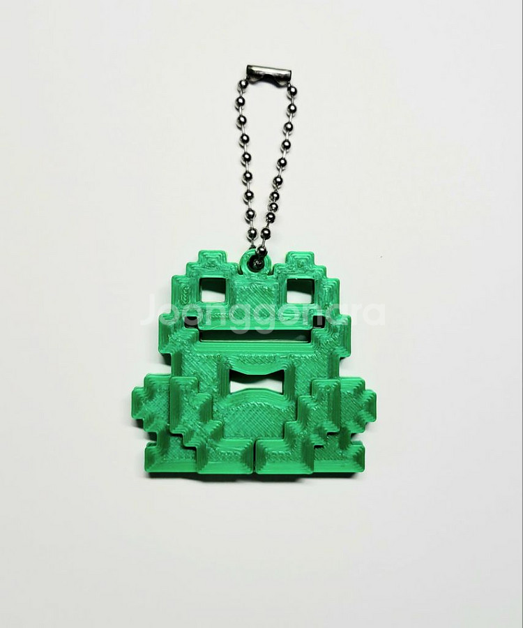 개구리 8비트 키링 키체인--1