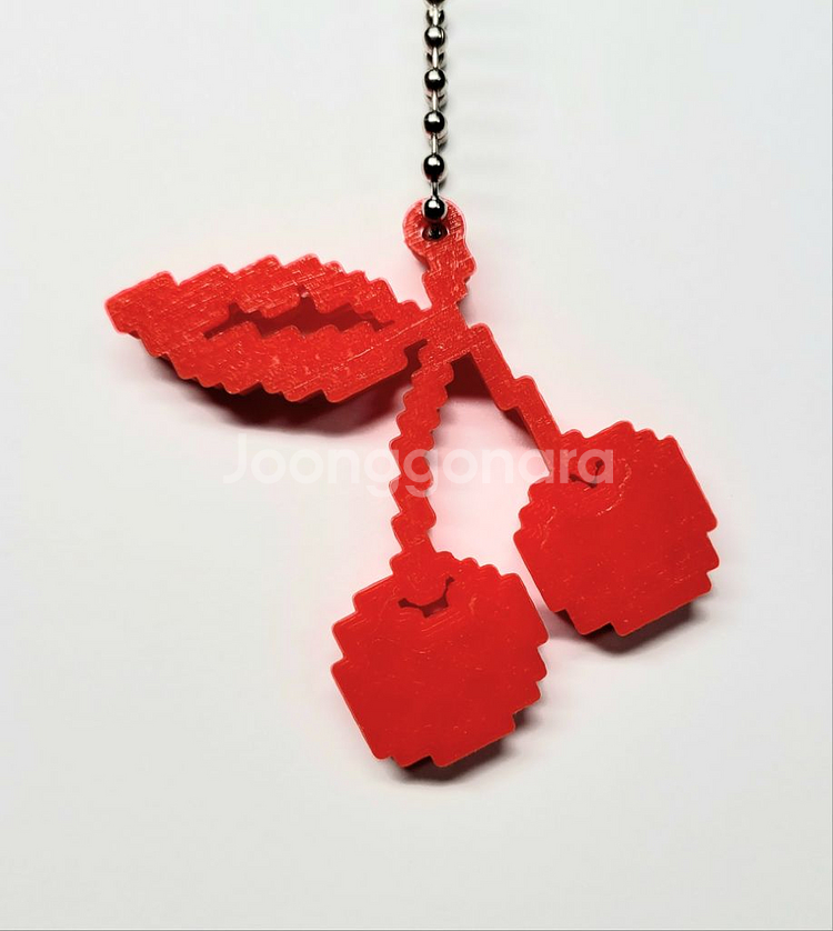 체리 8비트 키링 키체인--5