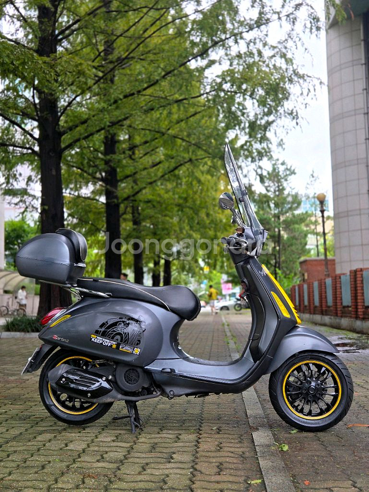 베스파 스프린트 125 맷그레이 커스텀--2