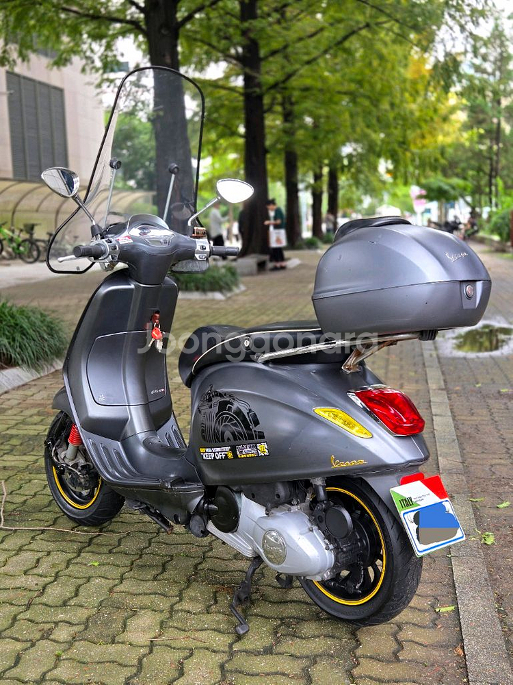 베스파 스프린트 125 맷그레이 커스텀--4