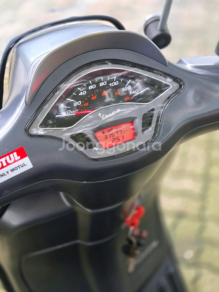 베스파 스프린트 125 맷그레이 커스텀--8