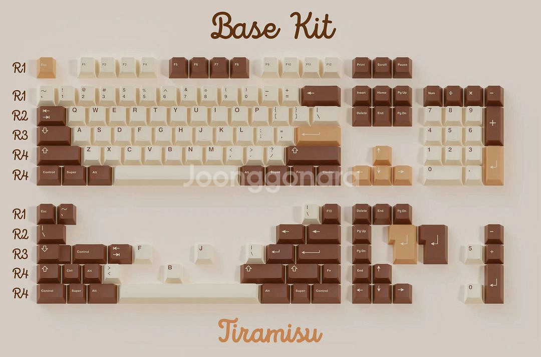 GMK CYL Tiramisu 티라미수 키캡--0