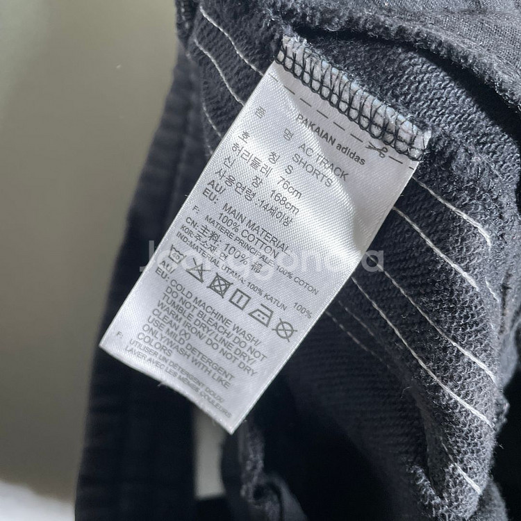 S)아디다스 삼선 스웻 반바지 코튼 츄리닝팬츠--4