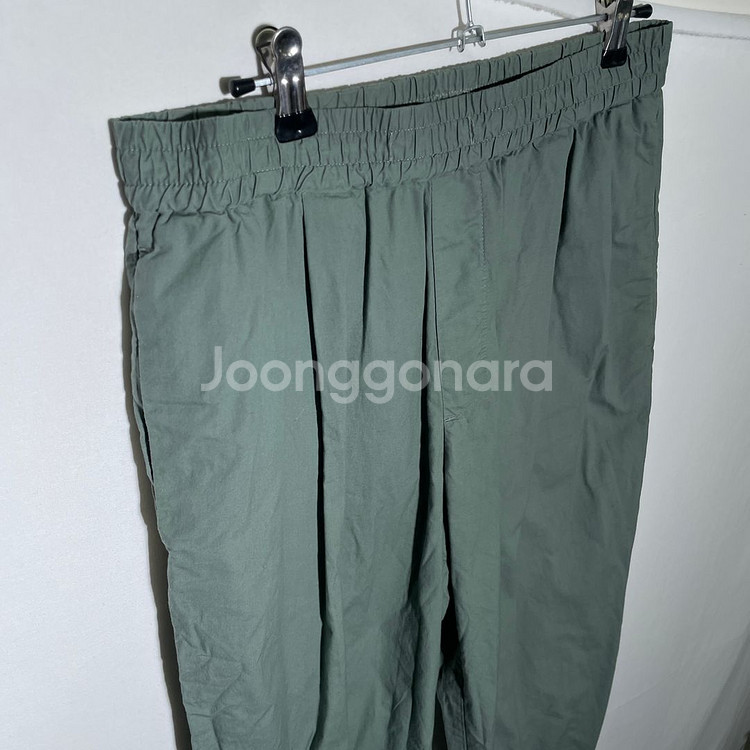 S-M)자라 허리밴딩 면바지--0