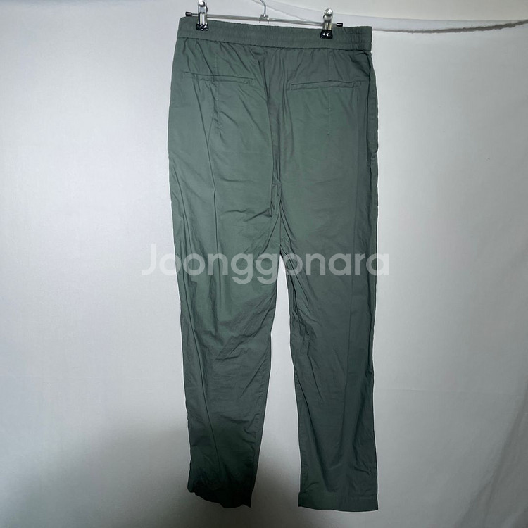 S-M)자라 허리밴딩 면바지--4