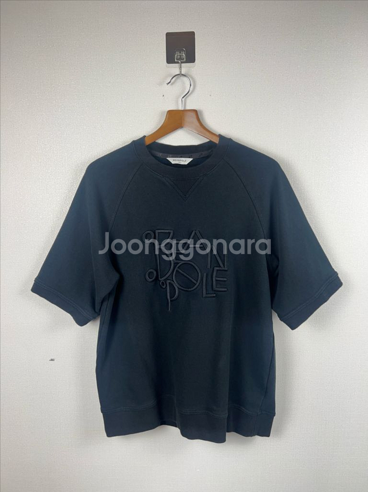 빈폴 남성 자수로고 크루넥 반팔 스웻티셔츠 105--0