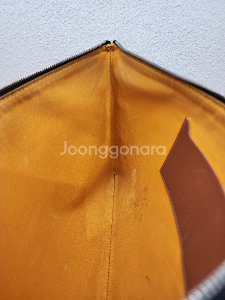 고야드 브라운 PVC 세나 클러치 MM--6