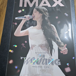 아이유 콘서트 더위닝 imax 포스터