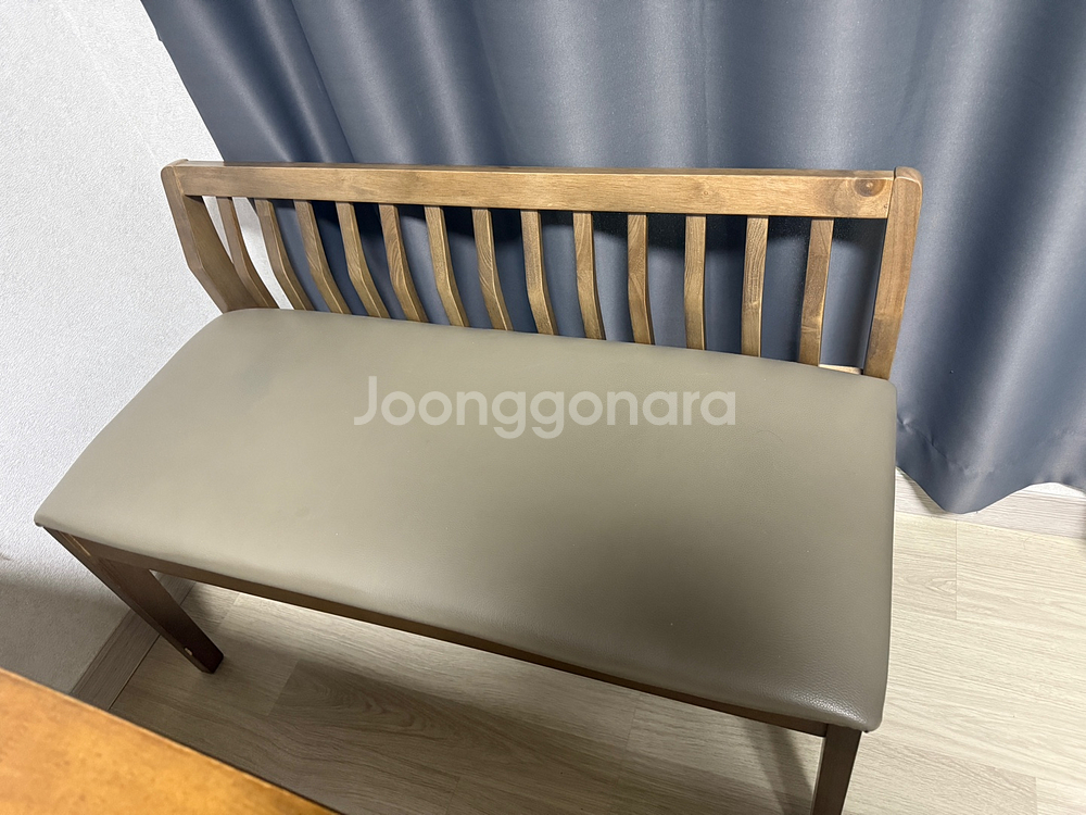 고목나무 원목 식탁, 의자2, 2인용 벤치의자--3