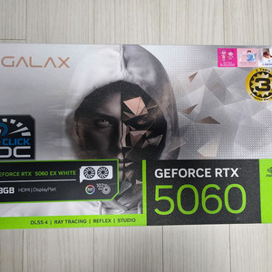 갤럭시 지포스RTX 5060 WHITE 8G 미개봉신품