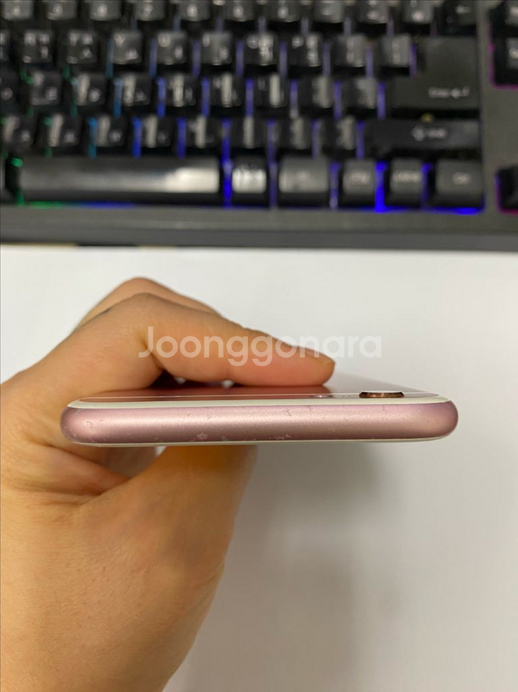 아이폰6S 로즈골드 64GB 배터리성능91%--4