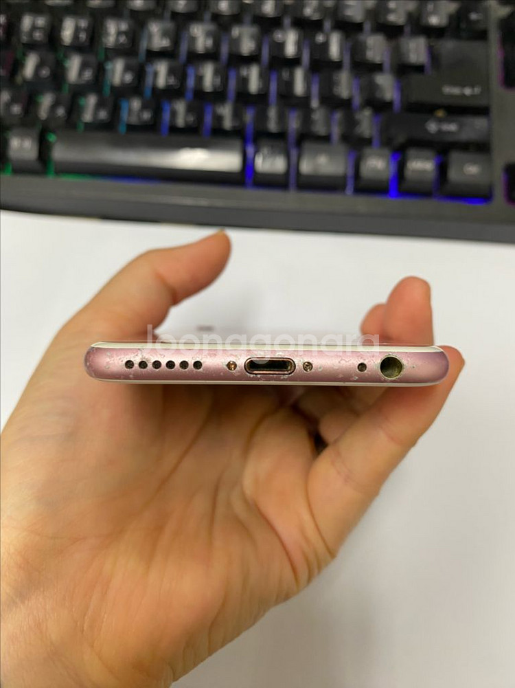 아이폰6S 로즈골드 64GB 배터리성능91%--7