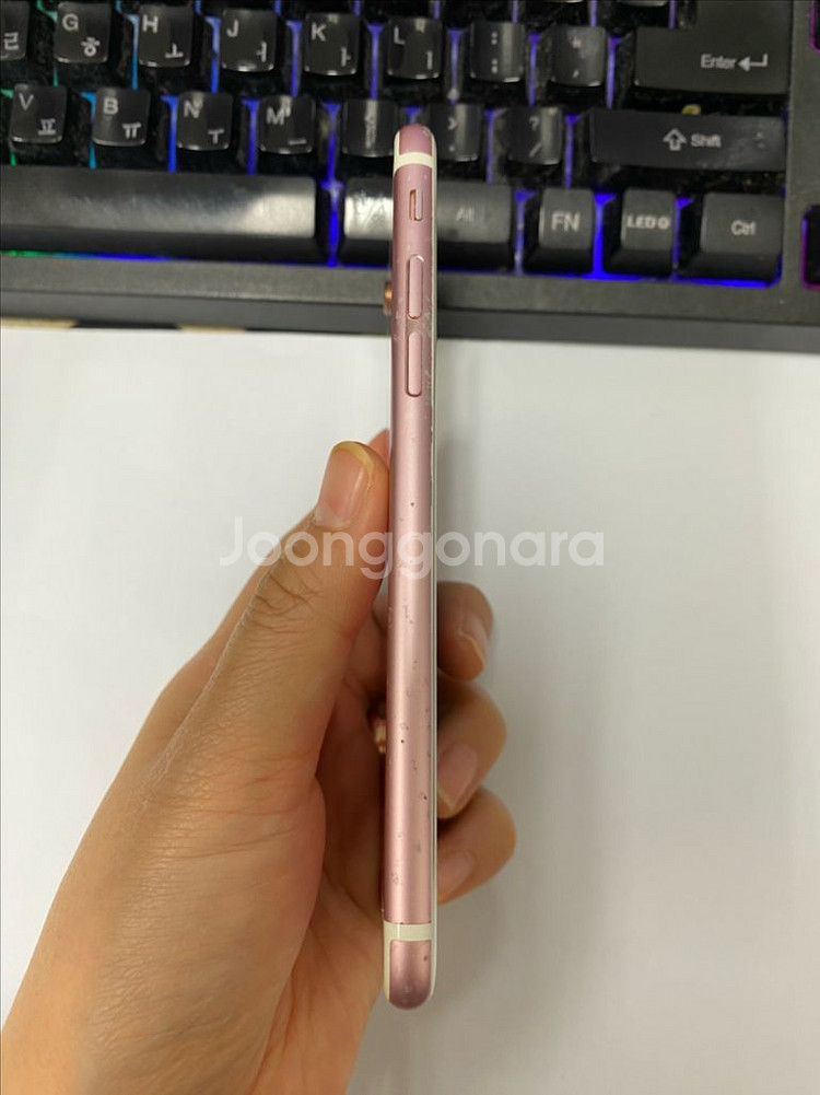 아이폰6S 로즈골드 64GB 배터리성능91%--5