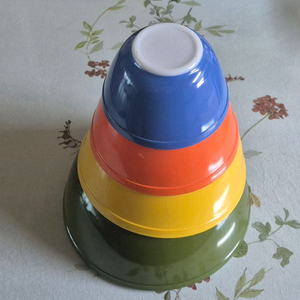 빈티지 파이렉스 컬러볼 4p세트