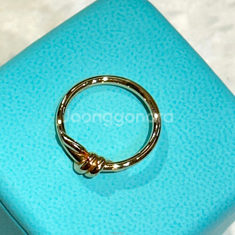 티파니 노트링 18K 로즈골드 반지-H090601--5